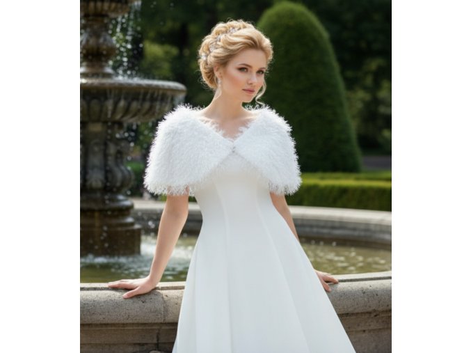 B-942 svadobna pelerina