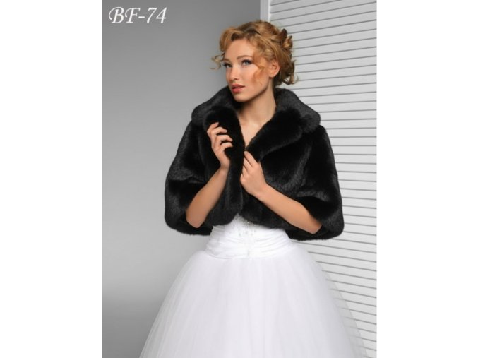 BF-74 čierny kožúšok
