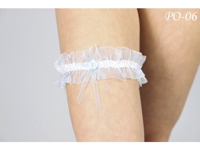 PO-06 modrý podväzok