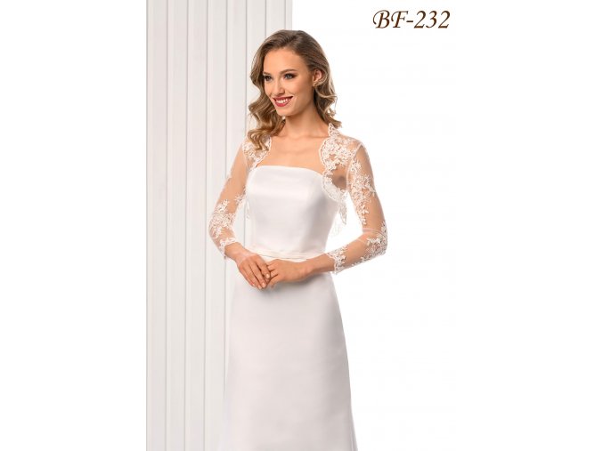 BF-232 biele bolerko na šaty