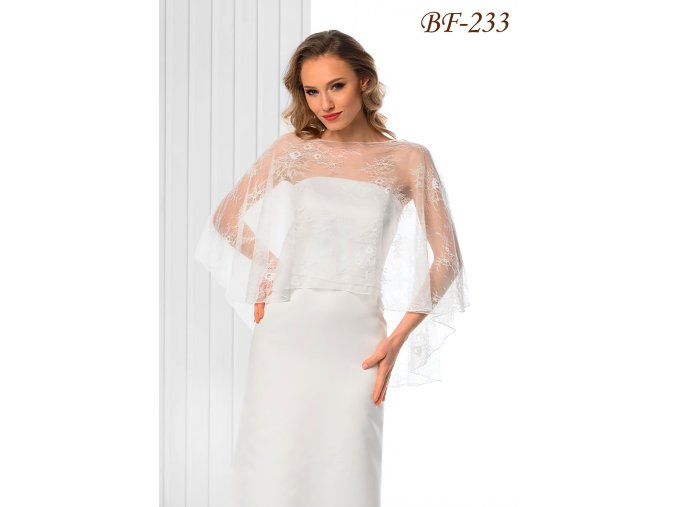 BF-233 pelerina na svadobne saty