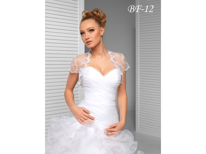 BF-12 cipkovane bolerko na svadobne saty