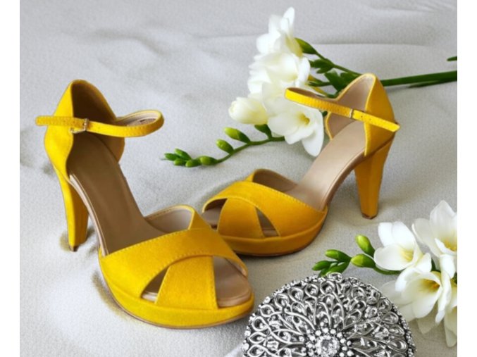 Sandal duet yellow