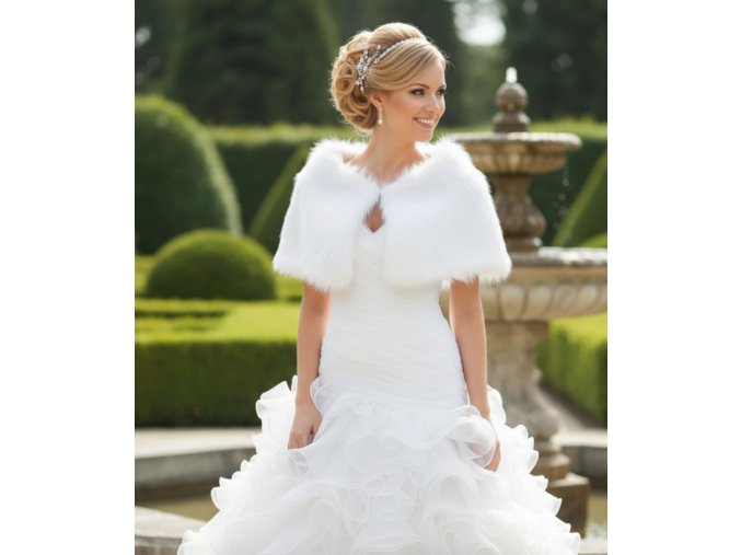 BF-21 svadobná pelerína