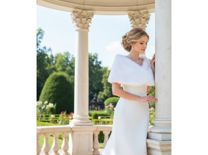 BF-209 svadobná pelerína