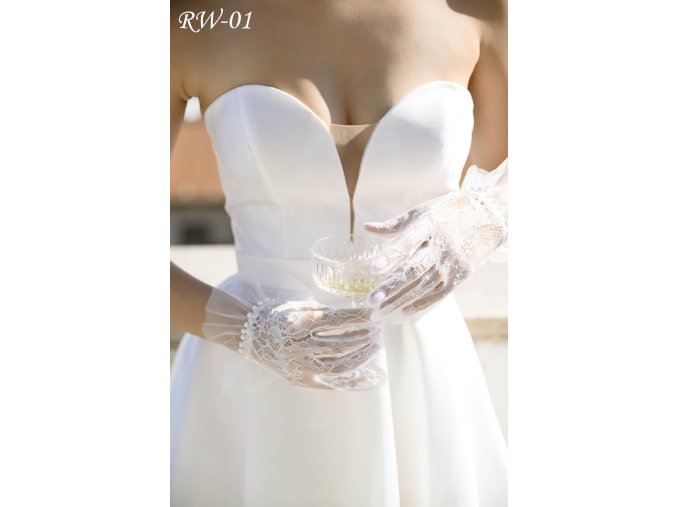 RW-01 svadobné rukavice