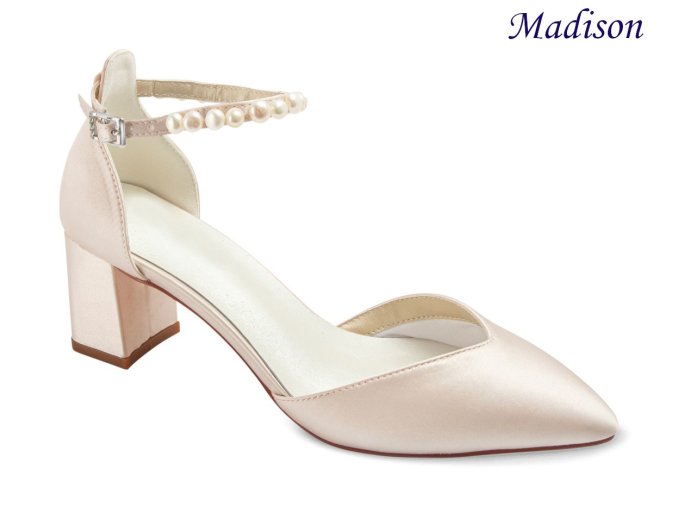 Madison champagne svadobné topánky