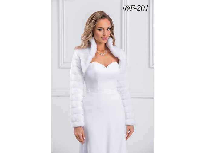 BF-201 svadobný kožúšok