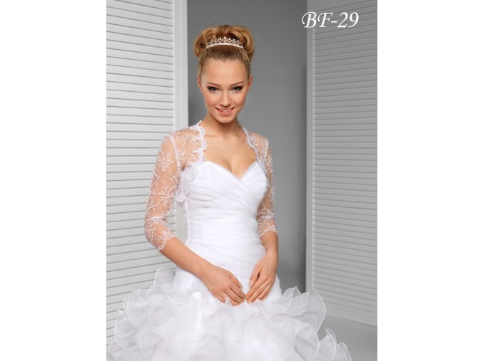 BF-29 svadobne bolerko cipkovane