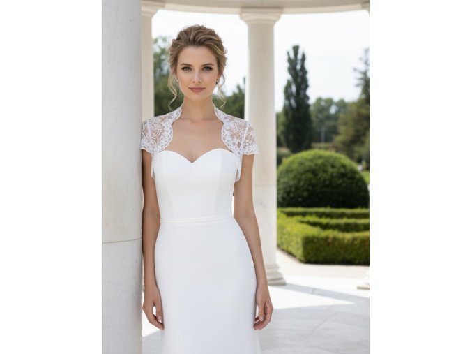 BF-191 svadobne bolerko cipkovane