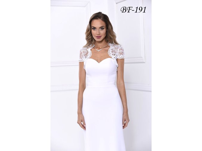 BF-191 svadobne bolerko cipkovane