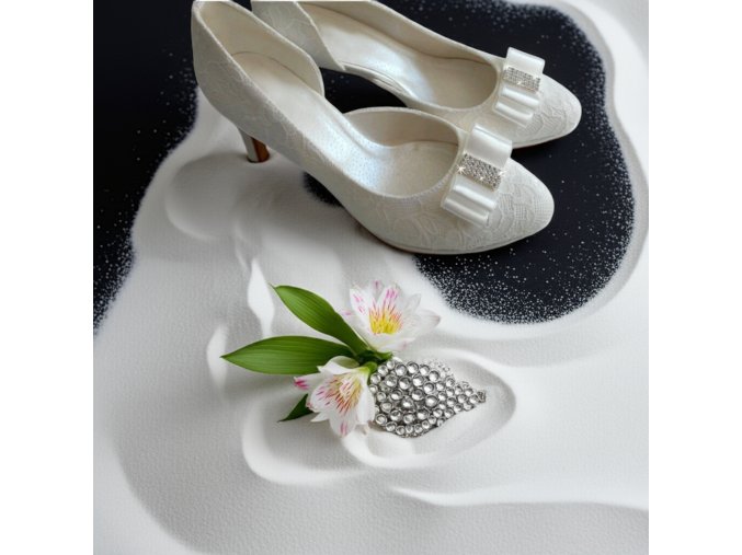 DP 381-28 svadobne lodicky na nizkom podpatku