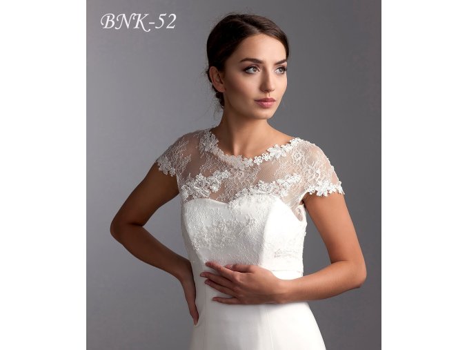 BNK-52 cipkovane bolerko na svadobne saty