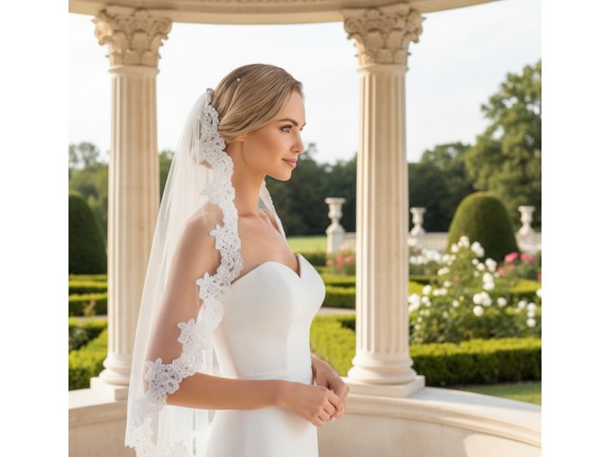 ZF-145 svadobný závoj