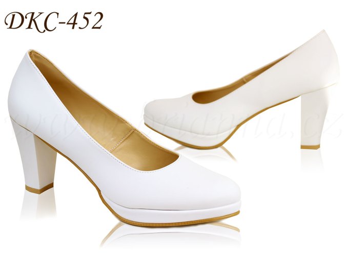 DKC-452 svadobne topanky na platforme