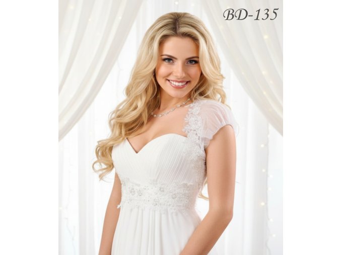 BD-135 bolerko na svadobné šaty