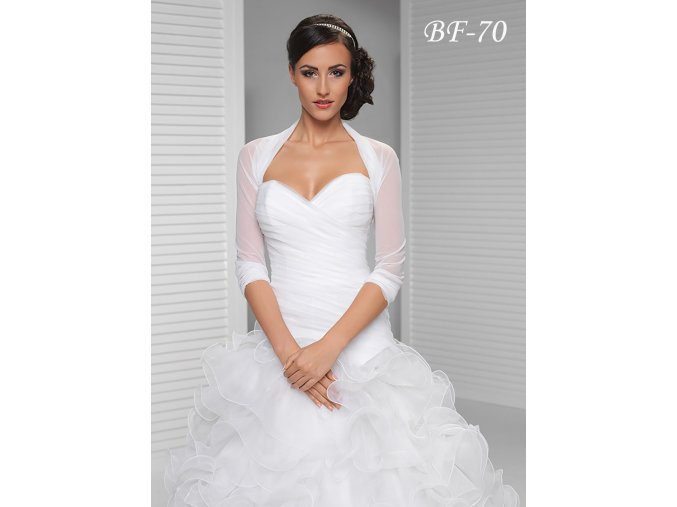 BF-70 biele bolerko na šaty