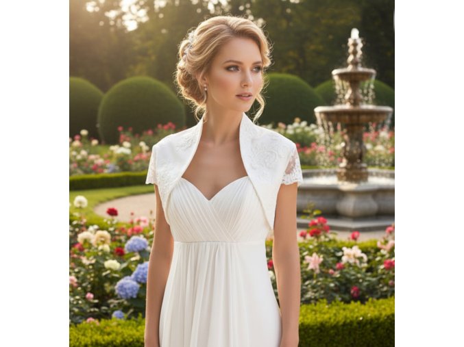 BD-101 bolerko na svadobne saty