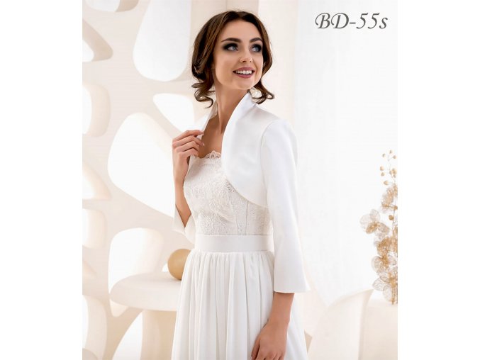 BD-55S biele bolerko na šaty