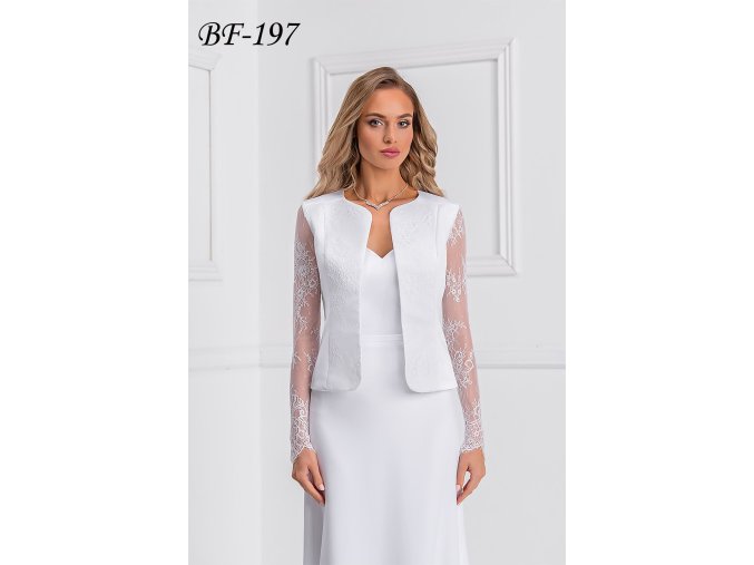 BF-197 svadobne bolerko cipkovane