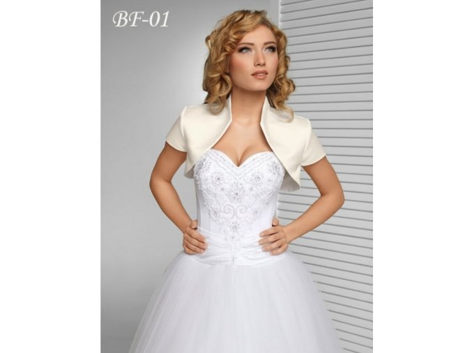 BF-01 bolerko na svadobné šaty