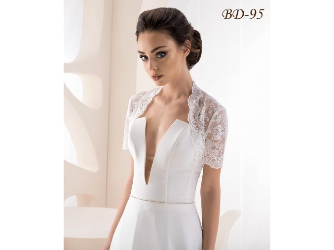 BD-95 bolerko na svadobne saty