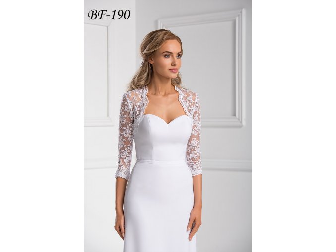 BF-190 cipkovane bolerko na svadobne saty