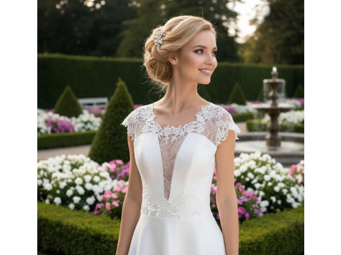 BD-318 bolerko na svadobné šaty