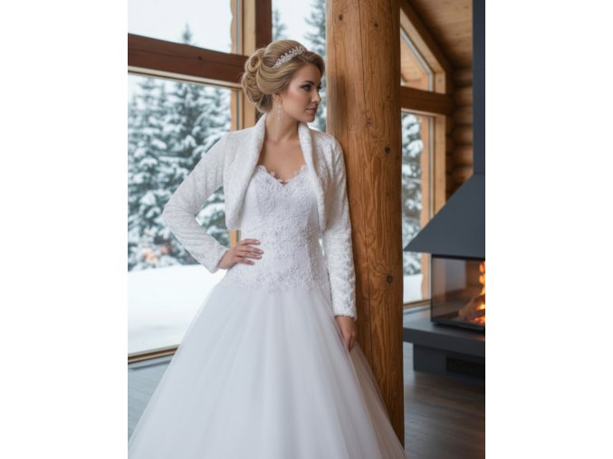 BF-119 bolerko na svadobné šaty