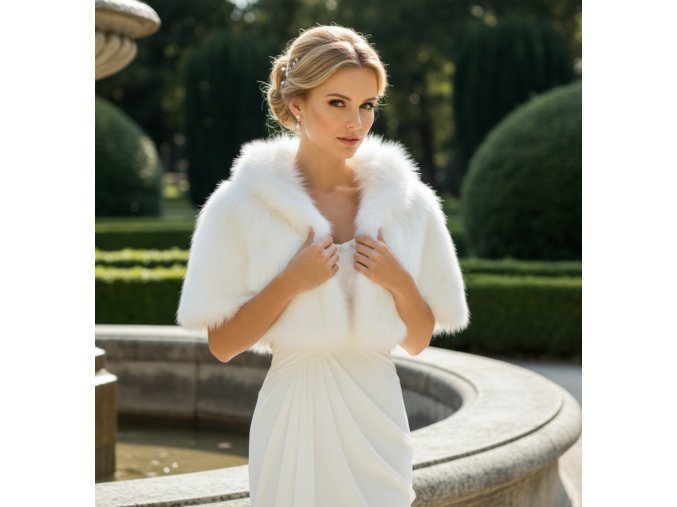 BS-44 pelerina na svadobne saty