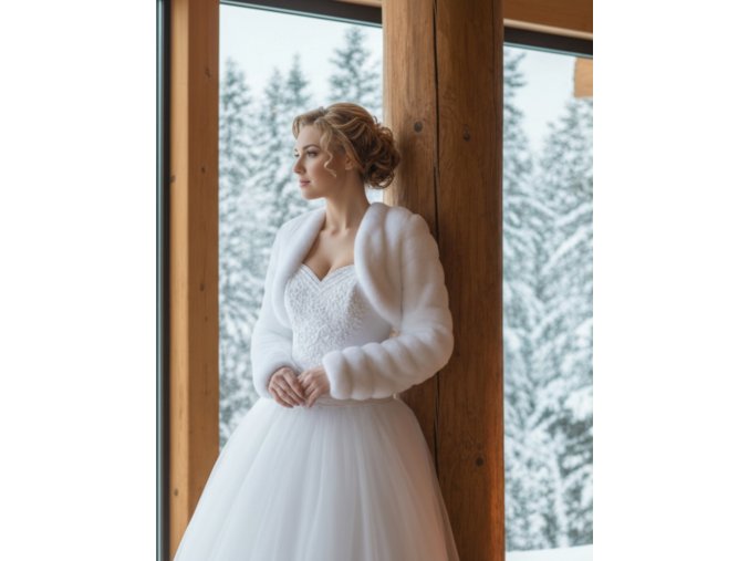 BF-14 bolerko na svadobné šaty