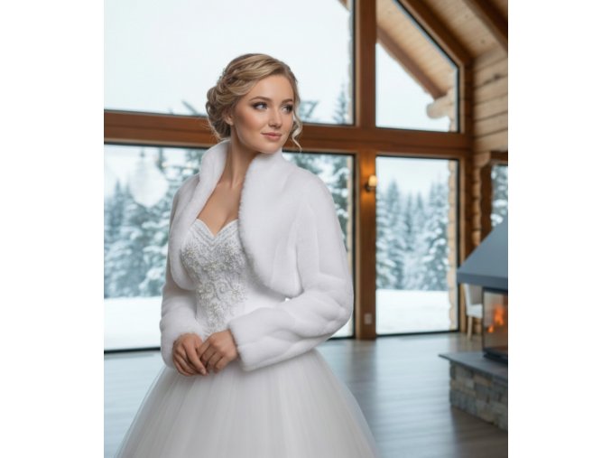 BF-26 svadobný kožúšok