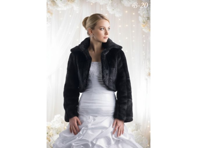 B-20 čierny kožúšok