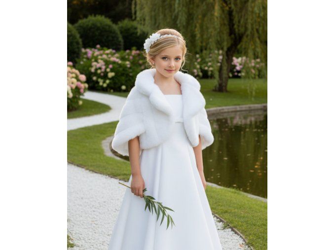 DFK-74 biele detske bolerko