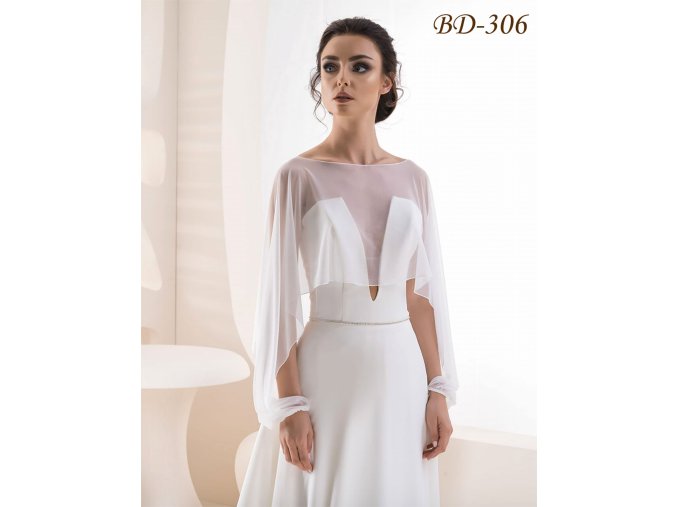 BD-306 pelerina na svadobne saty