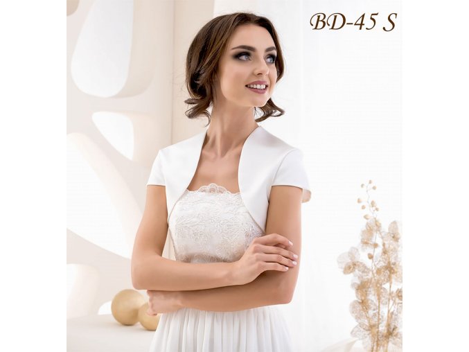 BD-45S biele bolerko na šaty