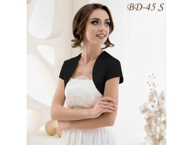 BD-45S čierne bolerko