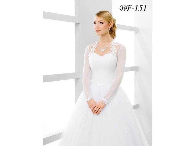 BF-151 svadobne bolerko cipkovane