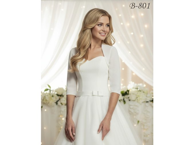 B-801 bolerko na svadobne saty