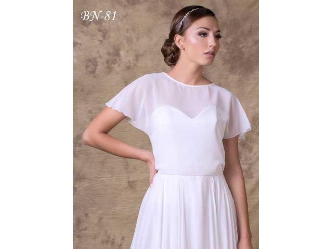 BN-81 biele bolerko na šaty