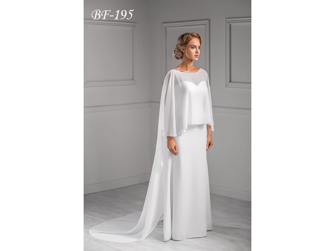 BF-195 svadobná pelerína