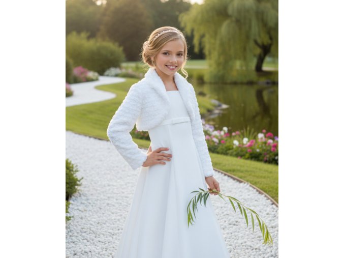 DFK-196 detské kožušinové bolerko