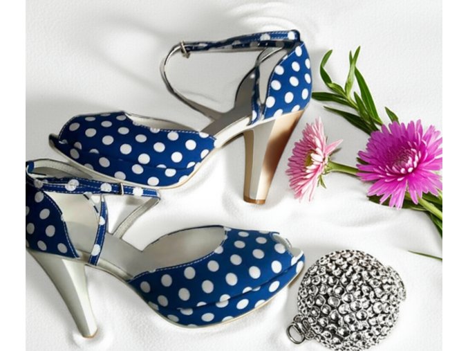 DK-197K modré topánky na platforme