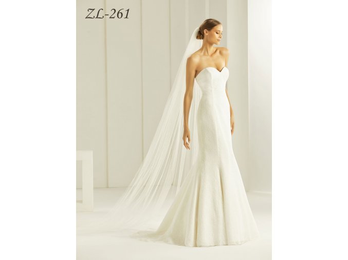 ZL-261 svadobný závoj dlhý
