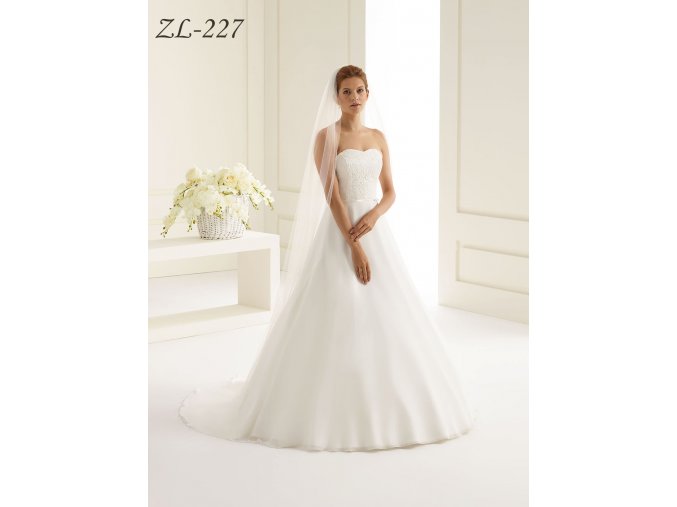 ZL-227 svadobný závoj dlhý