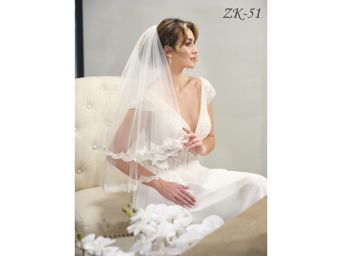 ZK-51 svadobný závoj