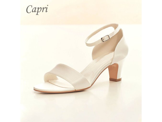 CAPRI svadobne sandalky