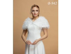 B-942 svadobna pelerina