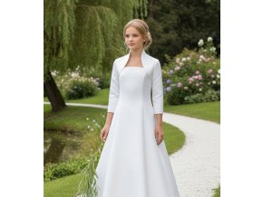 DFK-208 biele detske bolerko