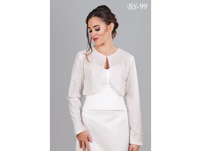 BS-99 biele bolerko na šaty